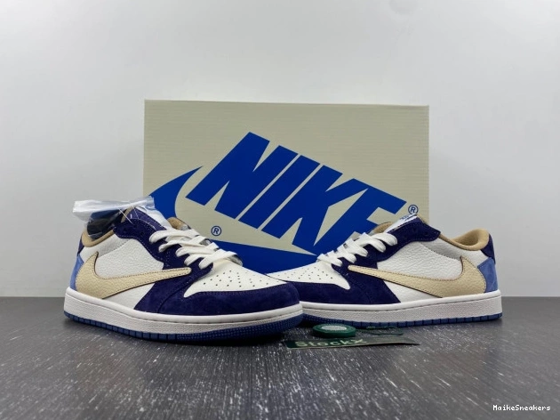 MaikeSneakers CUSTOM TRAVIS JORDAN SCOTT 1 AIR DM7866-808 X 0729